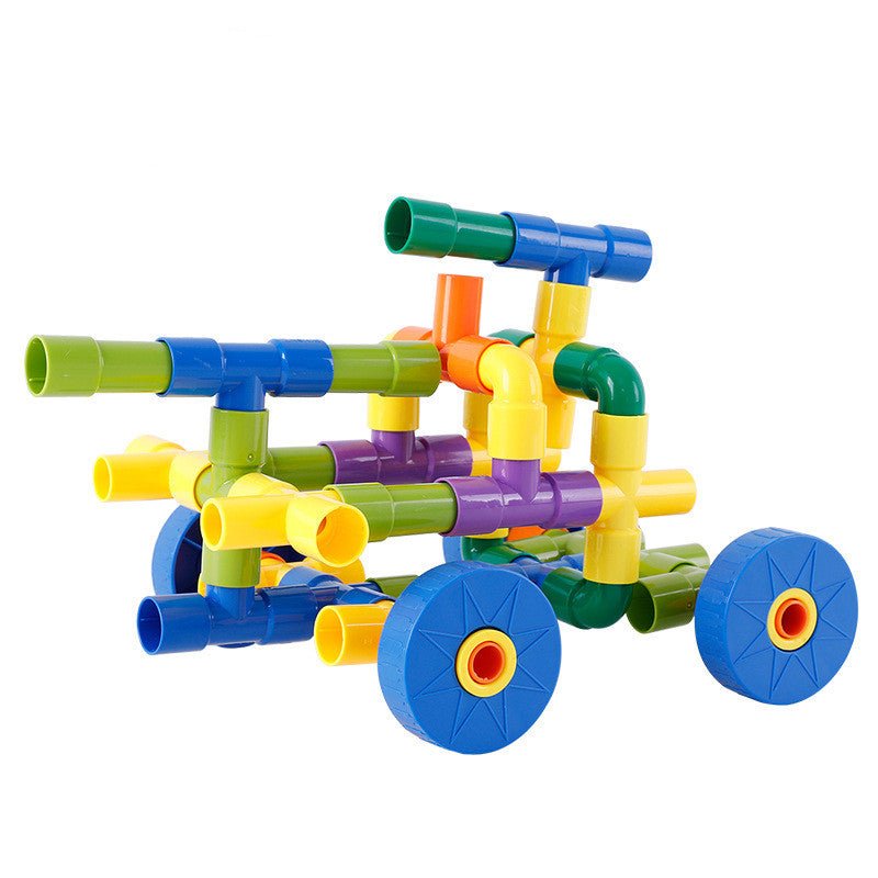 Children's assembly of pipe blocks - 0 - LumeraKids
