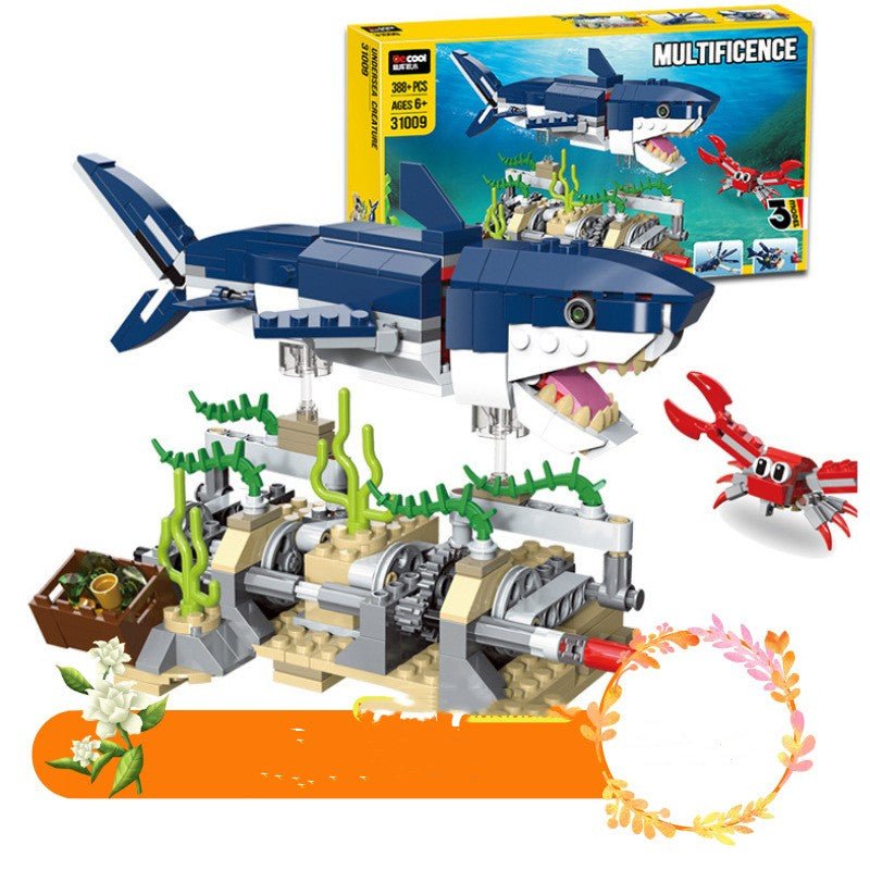 Building Blocks Changeable Series Submarine Creature Toys - 0 - LumeraKids