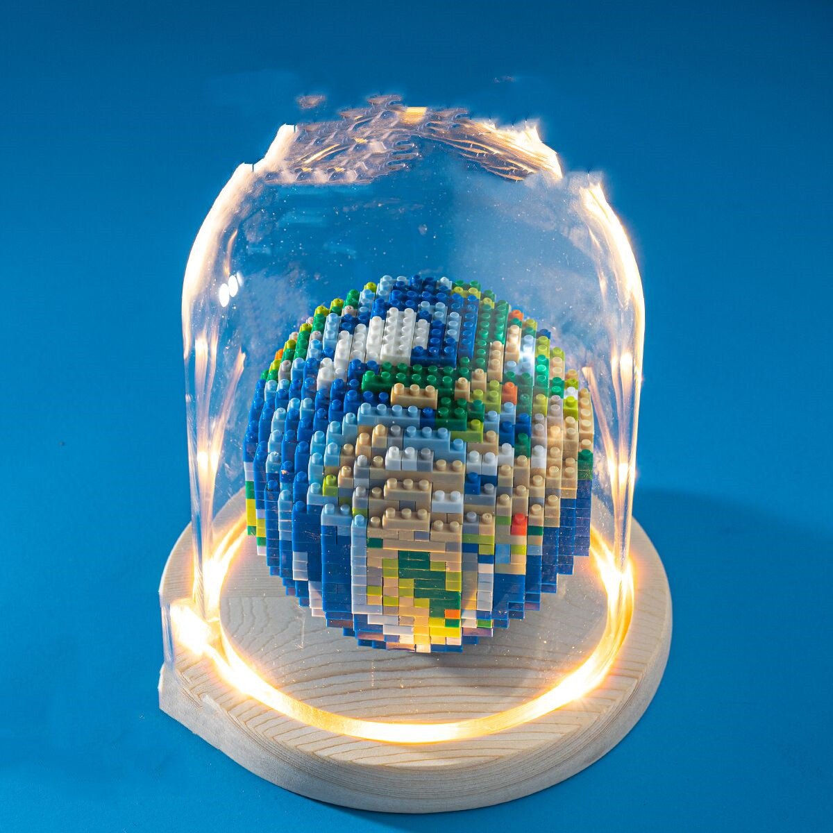 Building Blocks Pixel Earth Planet Model Educational Toys - 0 - LumeraKids