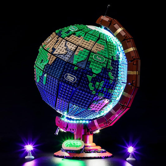 Kit LED LIGHTAILING compatible avec LEGO Ideas Le Globe 21332 (modèle non inclus) - LumeraKids