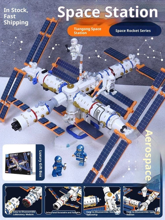 Space Dawn Earth Instrument Building Blocks Toy Model Block - 0 - LumeraKids