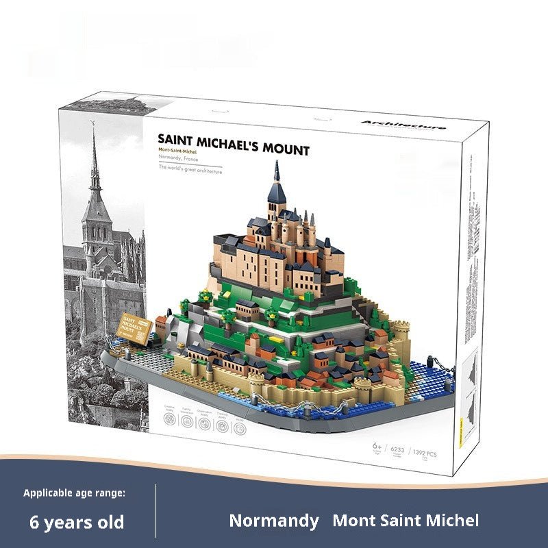Maquette Mont-Saint-Michel en Blocs de Construction – 1392 Pièces - 0 - LumeraKids