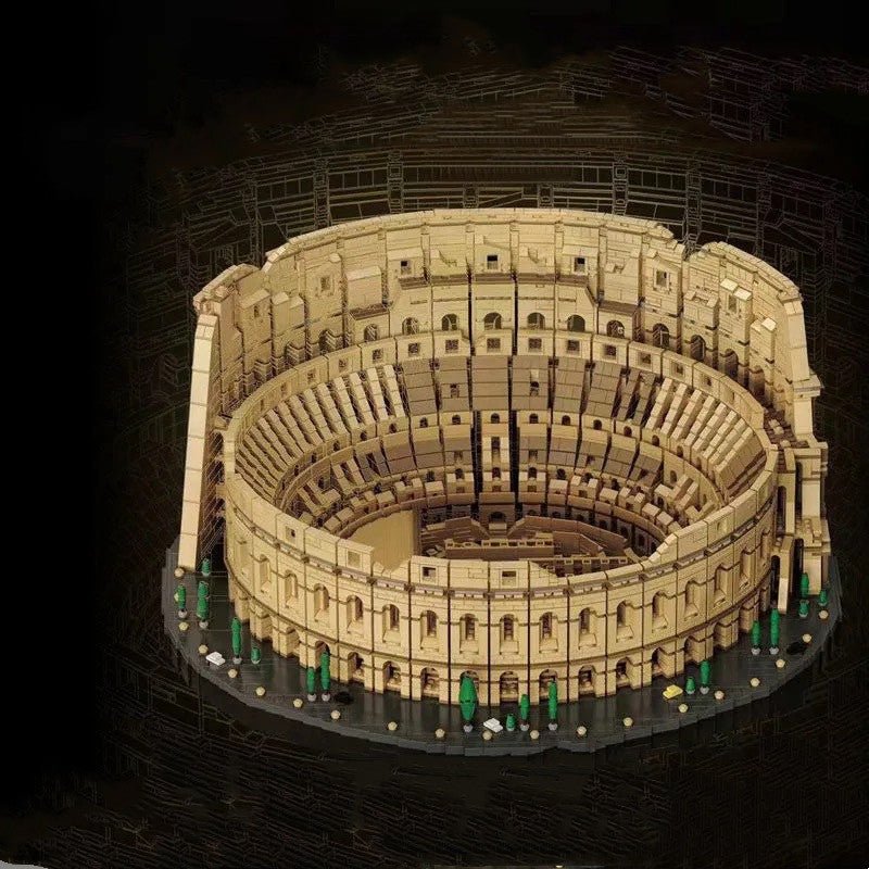 Assembled Building Blocks For Circular Theater Buildings - 0 - LumeraKids
