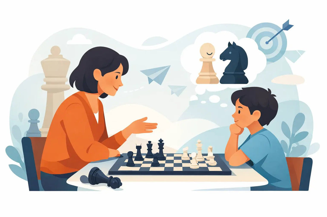 Comment initier un enfant aux échecs sans pression - LumeraKids
