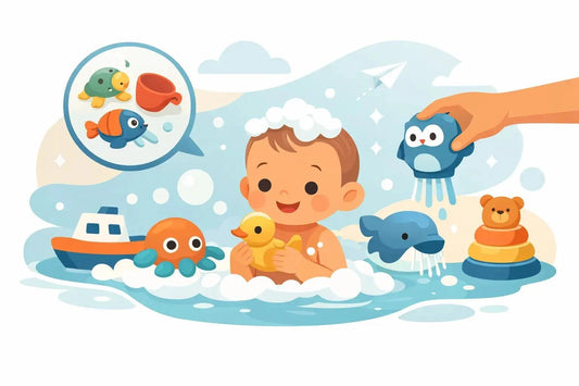 Jouet éducatif pour le bain pour bébé - bien le choisir - LumeraKids