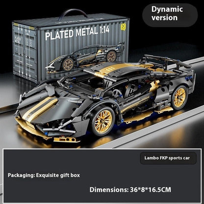 Building Blocks Remote Control Racing Model Assembled Toys - 0 - LumeraKids