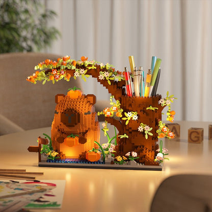 Micro-particle Building Blocks Kappabala Cute Pen Holder - 0 - LumeraKids