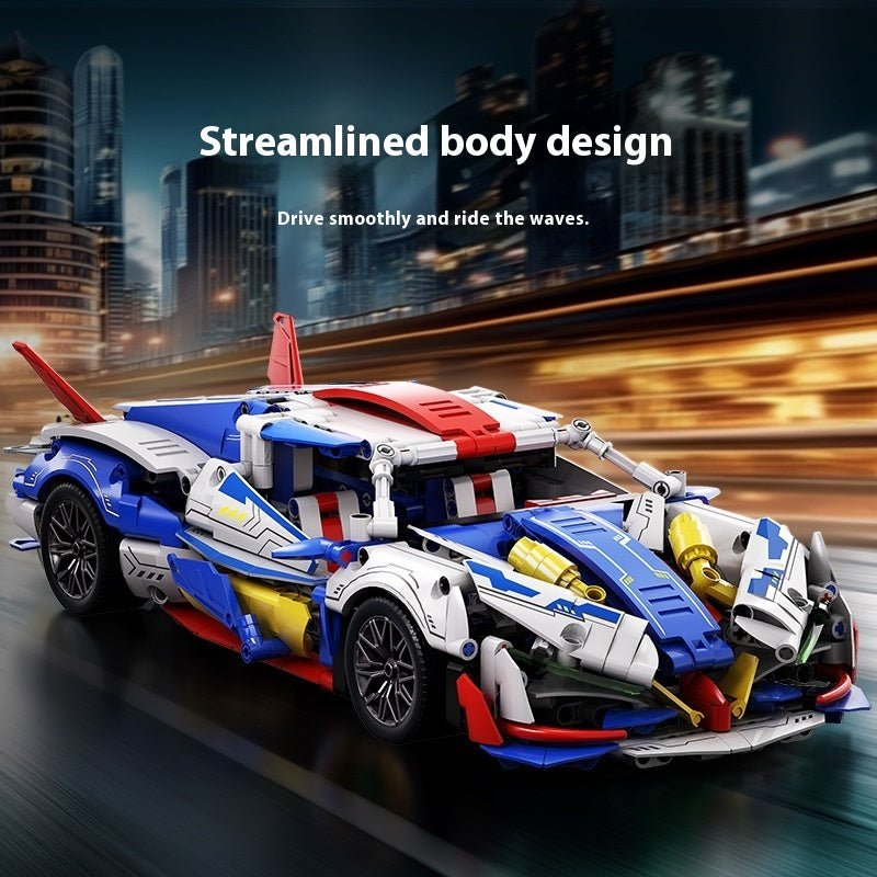 Building Blocks Remote Control Racing Model Assembled Toys - 0 - LumeraKids