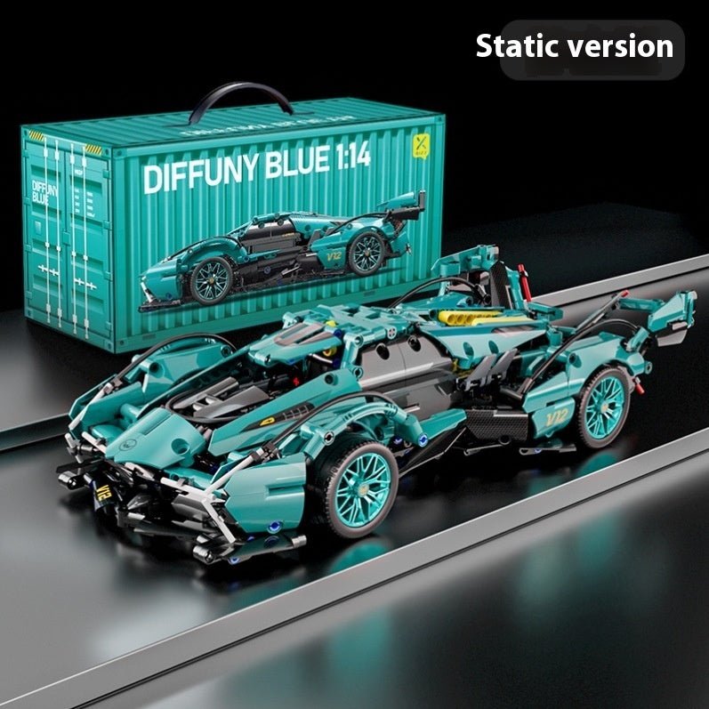 Building Blocks Remote Control Racing Model Assembled Toys - 0 - LumeraKids