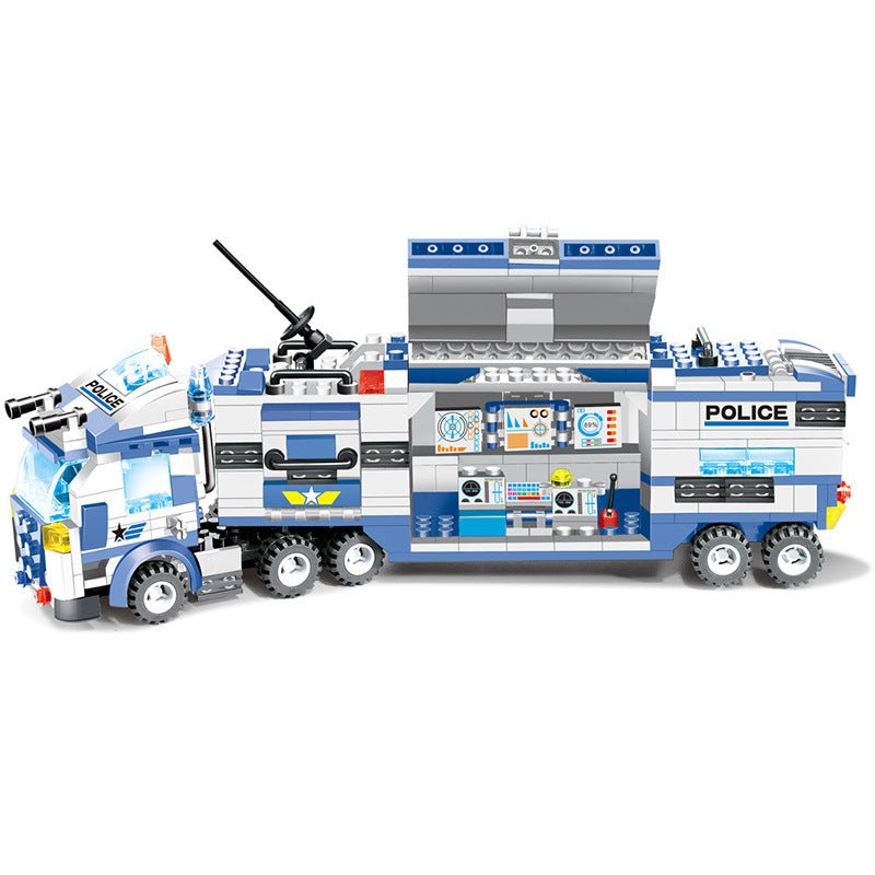 762Pcs Robot Car City Police Building Blocks Set - 0 - LumeraKids