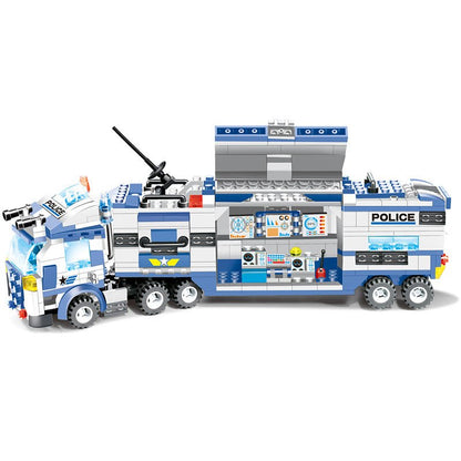 762Pcs Robot Car City Police Building Blocks Set - 0 - LumeraKids