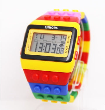 Building Block Design Digital Watch - 0 - LumeraKids