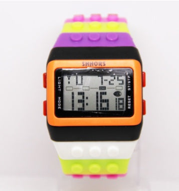 Building Block Design Digital Watch - 0 - LumeraKids