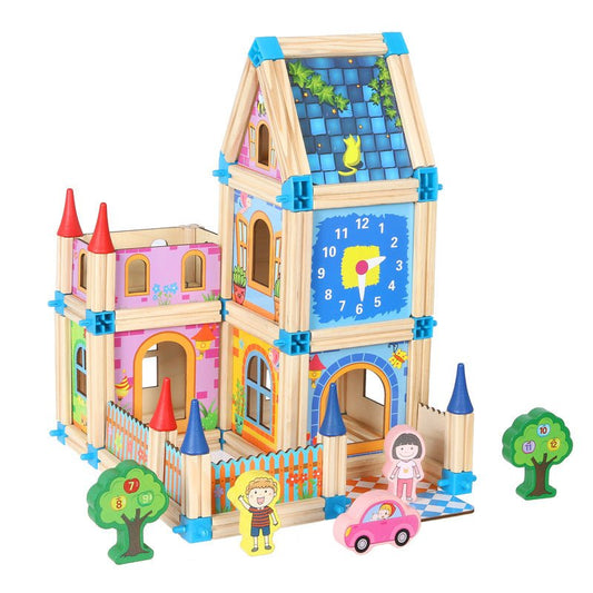 Children's wooden building blocks - 0 - LumeraKids
