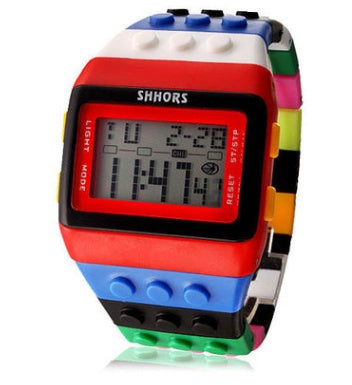 Building Block Design Digital Watch - 0 - LumeraKids