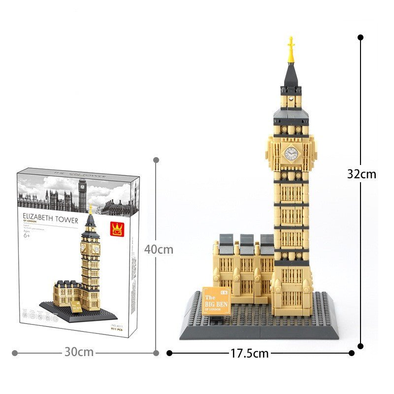 World Famous Architecture Street View Small Particle Assembling Building Blocks - 0 - LumeraKids