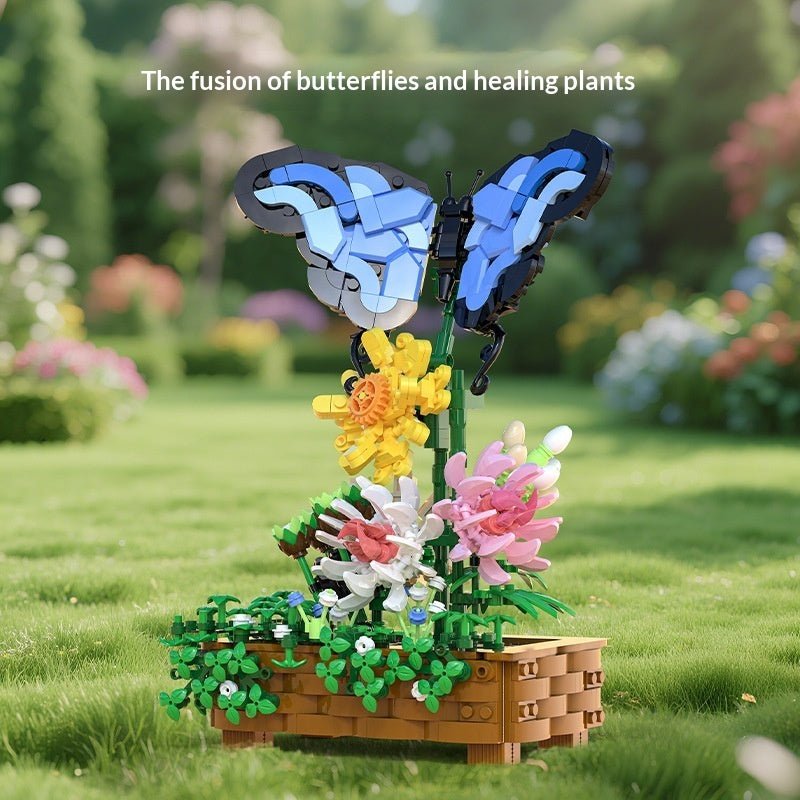 Small-piece Building Blocks Butterfly Puzzle Interlocking Gift Blocks Toy Ornaments - 0 - LumeraKids