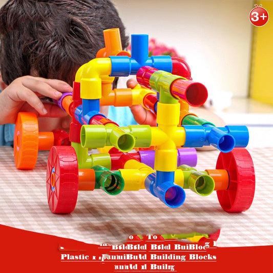 Children's assembly of pipe blocks - 0 - LumeraKids