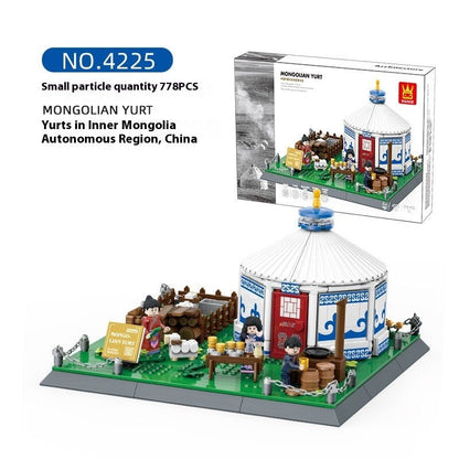 World Famous Architecture Street View Small Particle Assembling Building Blocks - 0 - LumeraKids