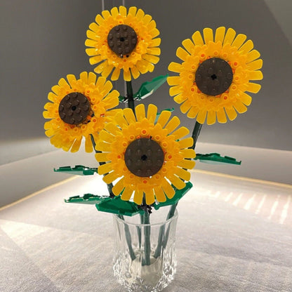 Compatible With Sunflower Bouquet Rose Building Blocks - 0 - LumeraKids