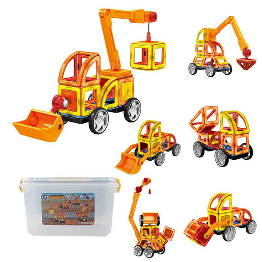 Variety of magnetic building blocks - 0 - LumeraKids