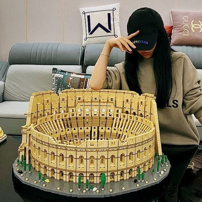 Assembled Building Blocks For Circular Theater Buildings - 0 - LumeraKids