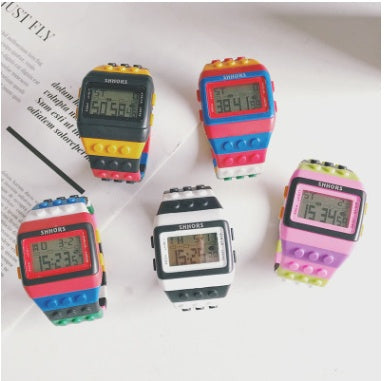 Building Block Design Digital Watch - 0 - LumeraKids
