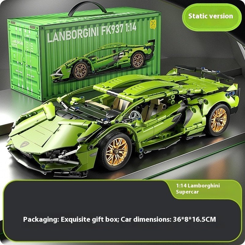 Building Blocks Remote Control Racing Model Assembled Toys - 0 - LumeraKids