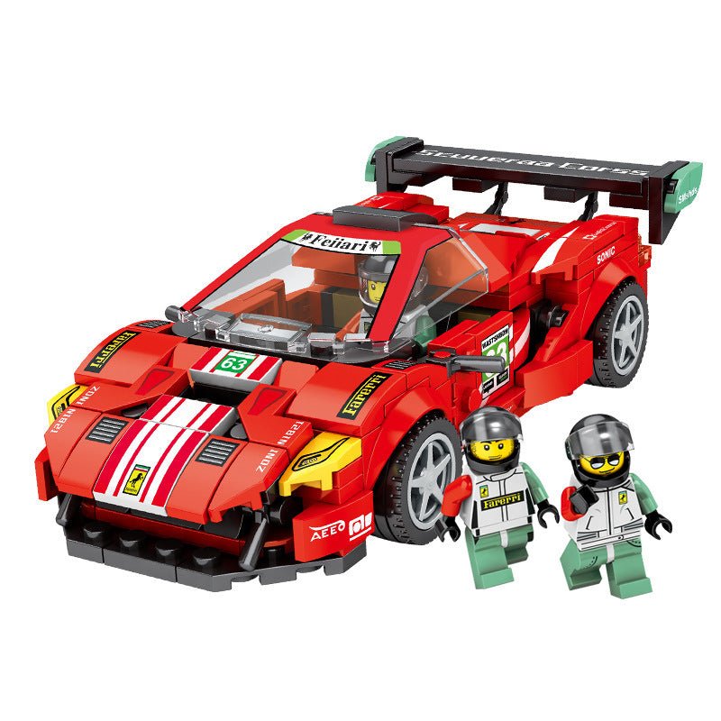 Big Gift Box Racing Building Blocks Boy Toy - 0 - LumeraKids