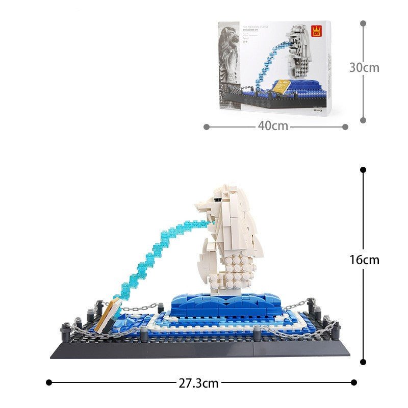 World Famous Architecture Street View Small Particle Assembling Building Blocks - 0 - LumeraKids