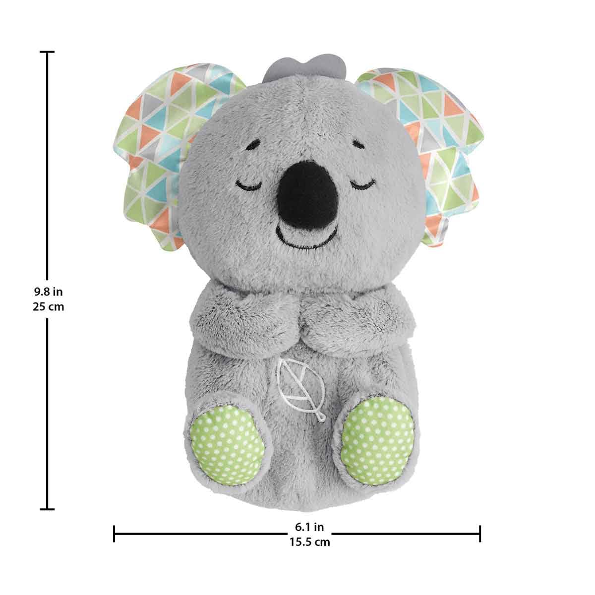 Fisher-Price Loutre Apaisante avec Mouvements Respiratoires — Machine à Sons, Lumières & Musique Douce pour Nouveau-Nés