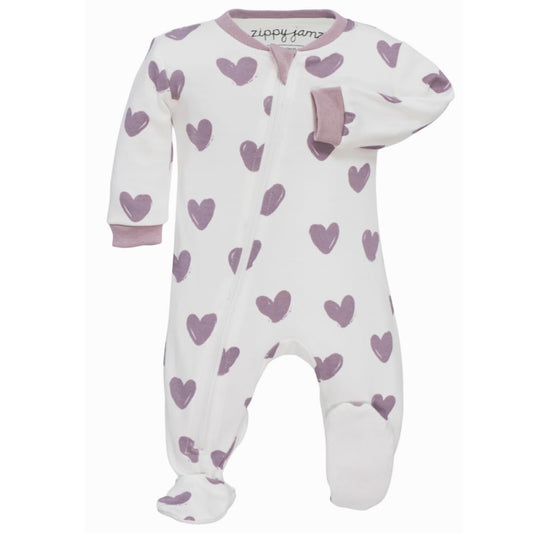 Pyjama Bébé ZippyJamz – Coton Bio GOTS | Double Fermeture Éclair