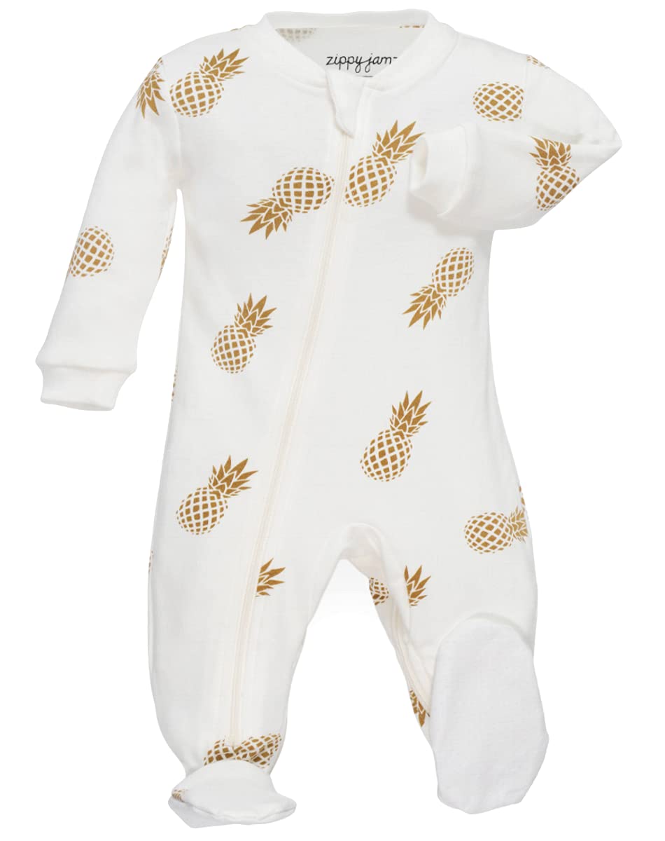 Pyjama Bébé ZippyJamz – Coton Bio GOTS | Double Fermeture Éclair