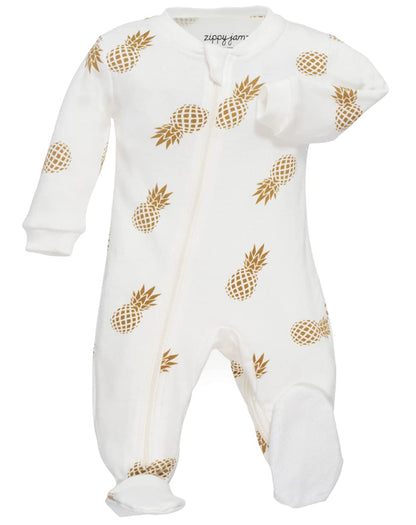 Pyjama Bébé ZippyJamz – Coton Bio GOTS | Double Fermeture Éclair