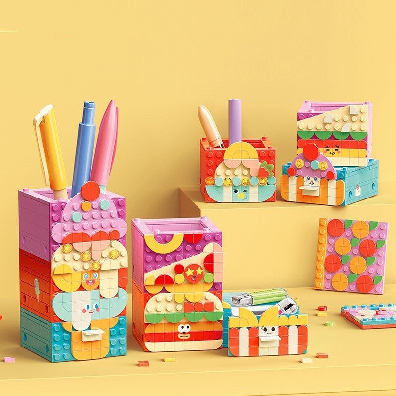Puzzle Assembled Building Block Toys Desktop - 0 - LumeraKids