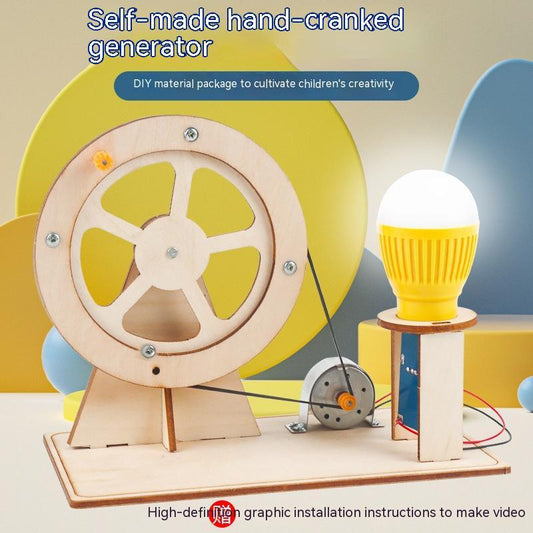 Générateur électrique portable DIY – Kit expérience scientifique en bois | STEM 7-14 ans - 0 - LumeraKids