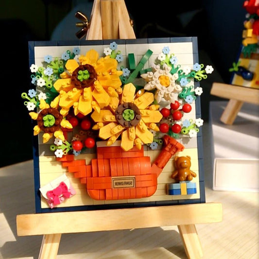 3D Of Small Particles Of Building Blocks Decorative Painting Ornaments - 0 - LumeraKids