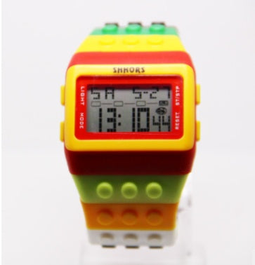Building Block Design Digital Watch - 0 - LumeraKids