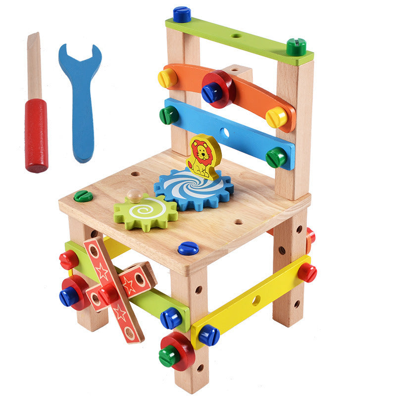Children's Chair Building Block Toys - 0 - LumeraKids