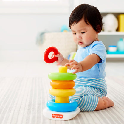 Fisher-Price Rock-a-Stack — Anneaux À Empiler, Base Culbuto | Dès 6 Mois