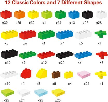 Plaques de Base Autocollantes pour Briques | Mur ou Table | Compatible grandes marques | Dès 3 ans - LumeraKids