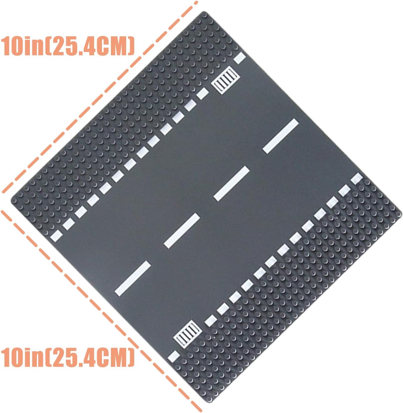 Lot de 12 Plaques de Base Route | Compatible grandes marques | 25 x 25 cm | Dès 6 ans - LumeraKids