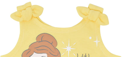 Barboteuse Princesses Disney avec Bandeau | Imprimé Pailleté | Nouveau-né à 5T