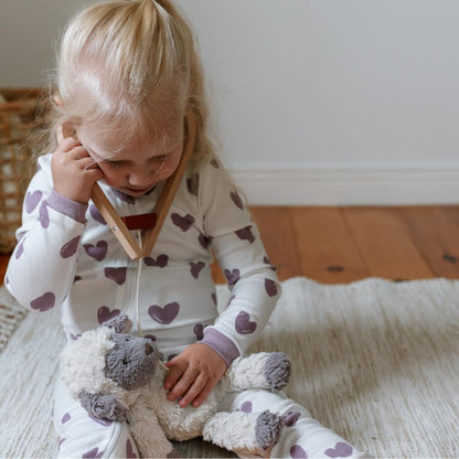 Pyjama Bébé ZippyJamz – Coton Bio GOTS | Double Fermeture Éclair
