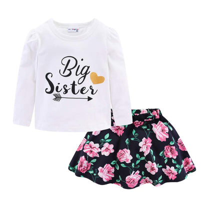 Ensemble 2 Pièces Fille | Haut + Short | Col Dentelle Floral | Coton | 12 mois à 10 ans