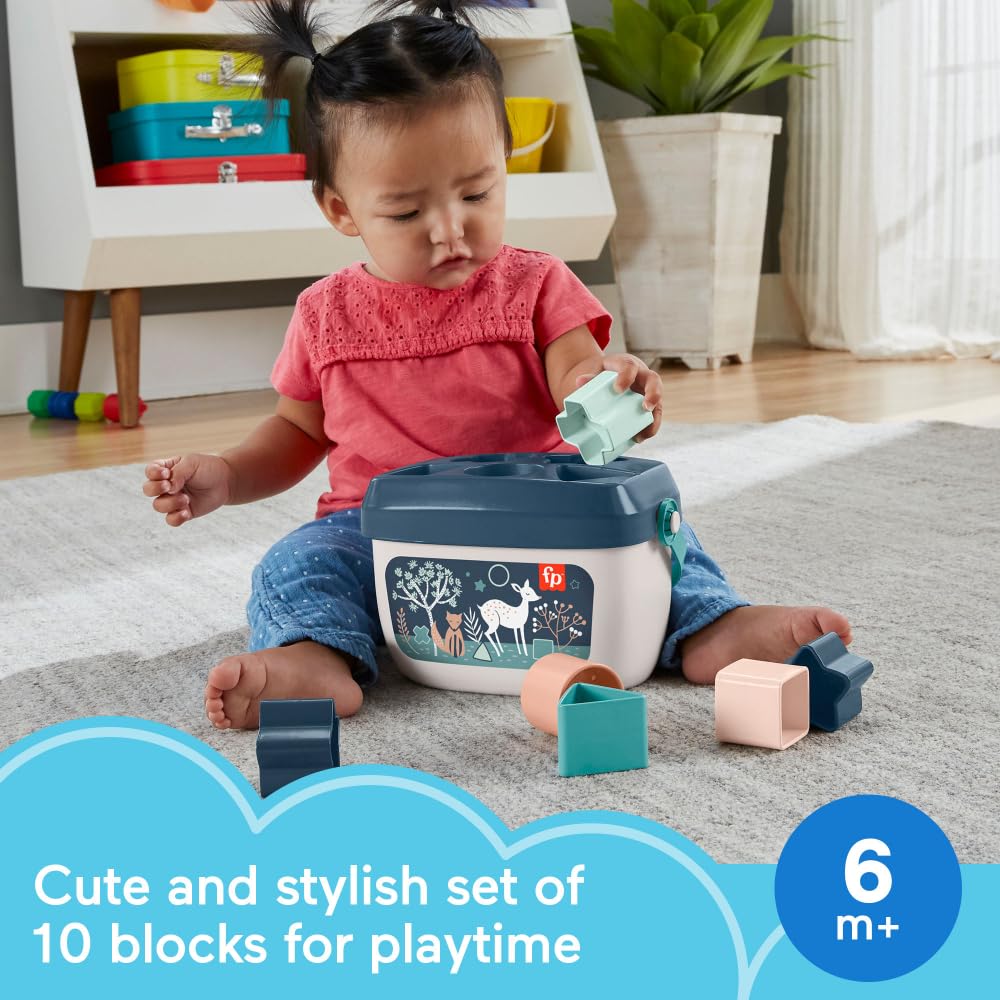 Fisher-Price Blocs Empilables Bébé — 10 Formes à Trier | Dès 6 Mois - LumeraKids