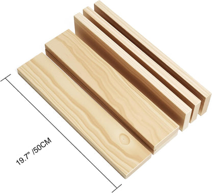 Blocs de construction géants Archimedes – Ensemble STEM XXL en bois naturel (32 pcs, 50 cm) pour enfants 3-8 ans - LumeraKids