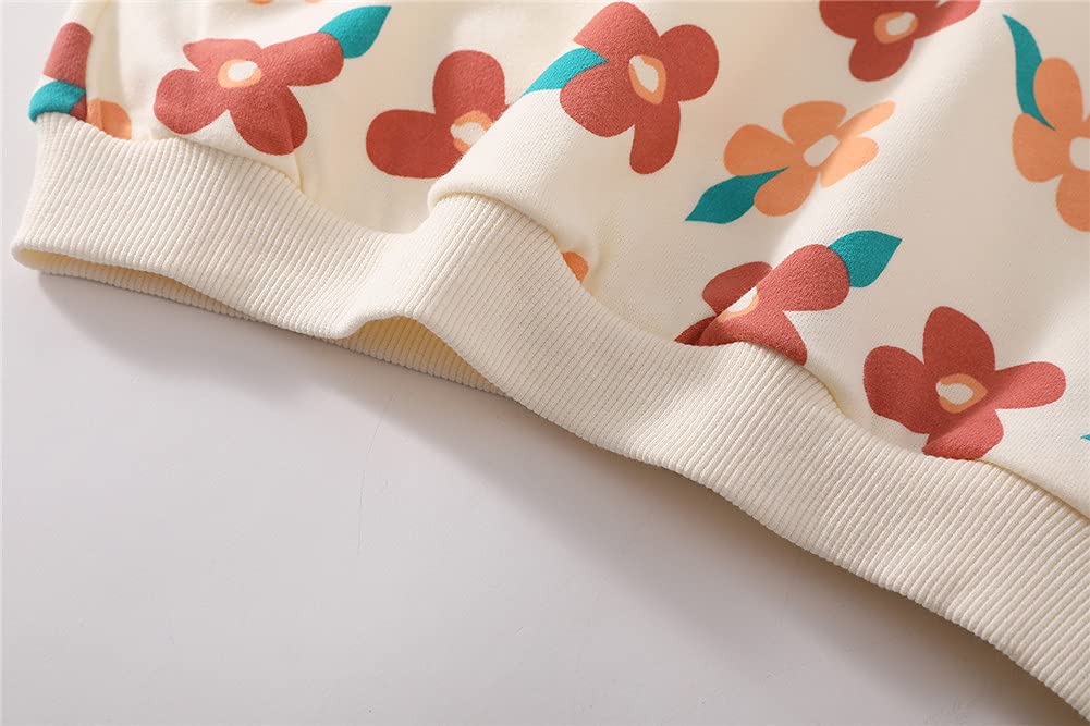Sweat Col Rond Filles | 100% Coton | Motifs Colorés & Rayures