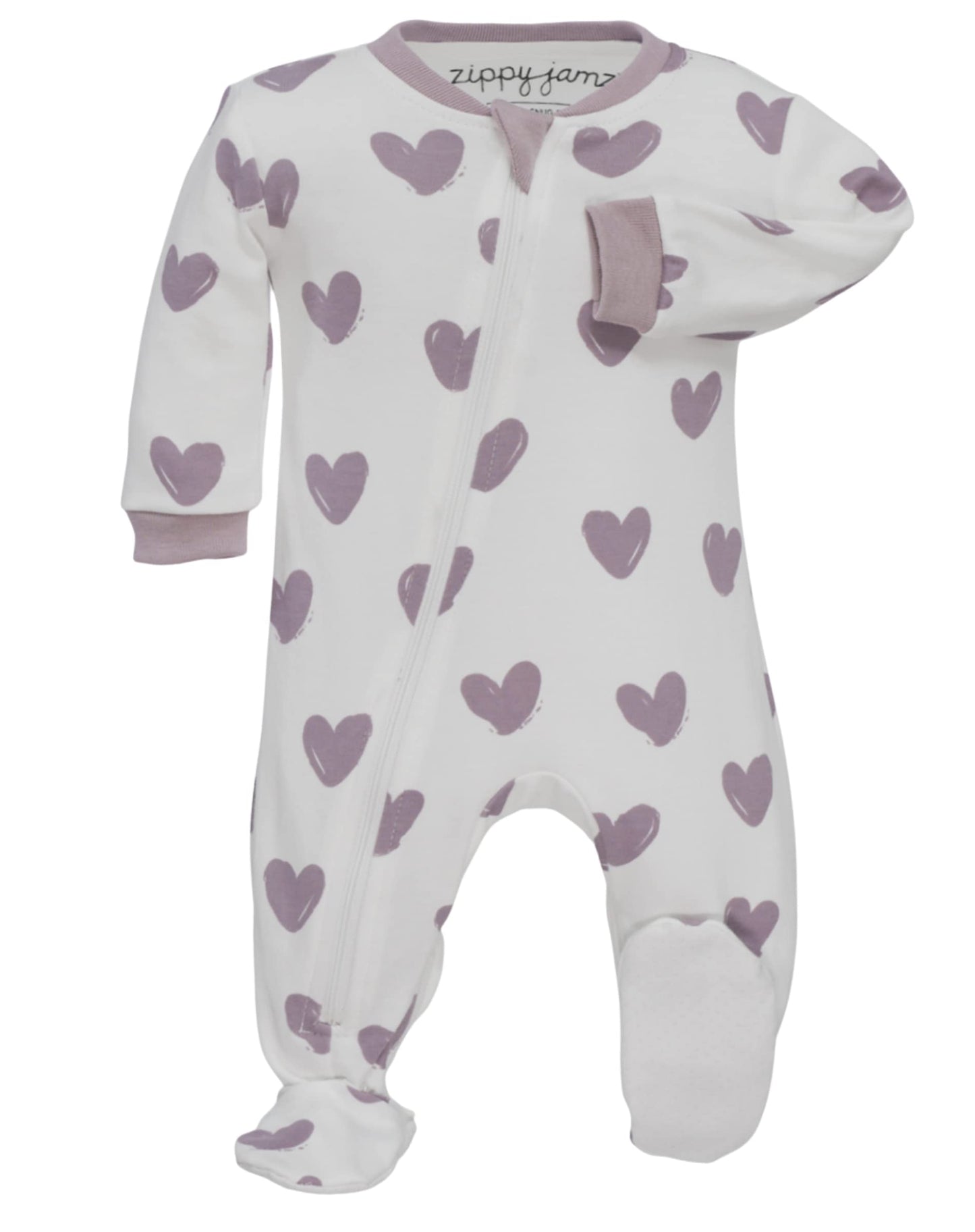 Pyjama Bébé ZippyJamz – Coton Bio GOTS | Double Fermeture Éclair