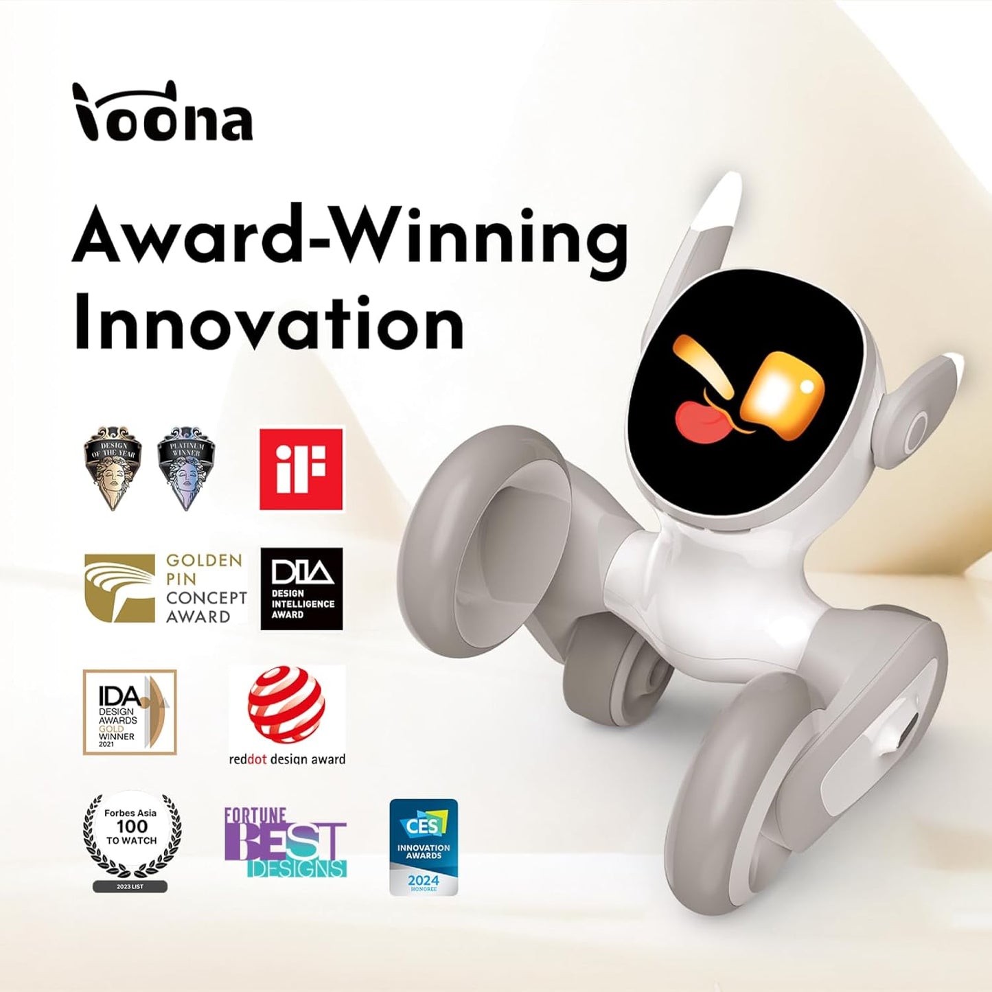 Loona V28 : Robot Animal de Compagnie Intelligent avec IA – Commande Vocale, Reconnaissance des Gestes & Interaction en Temps Réel pour Enfants – Avec Station de Recharge